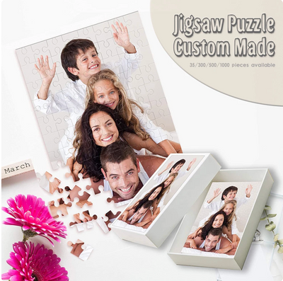 Custom Puzzle From Photo, Personalized Puzzle Gift, Custom Jigsaw Photo Puzzle, Anniversary Gift, Custom Mother's Day Gift,Father's Day Gift