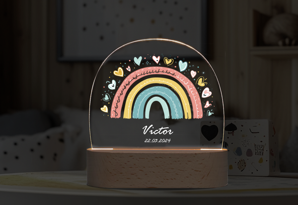 Custom 3D night light, flower DIY personalized ornament Night Light