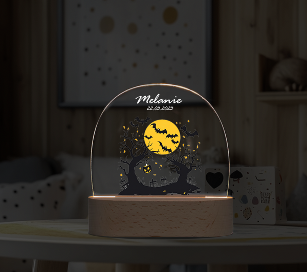 Custom  Halloween Night DIY personalized ornament Night Light