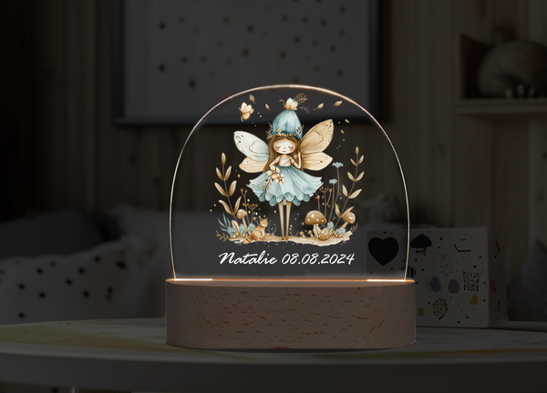 Custom  Flower Fairy Night DIY personalized ornament Night Light