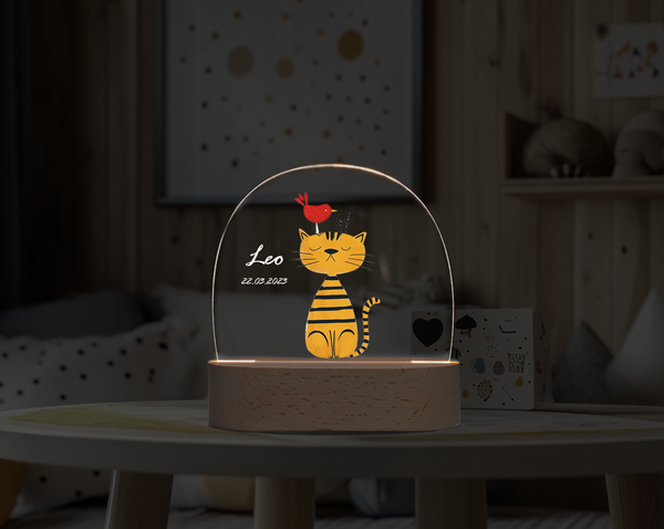 Custom  Cute Tigre Night DIY personalized ornament Night Light